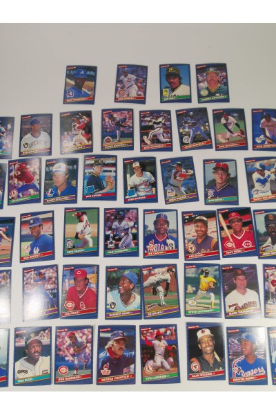 Σετ  50 Συλλεκτικές Κάρτες Baseball Donruss 1986 Μεταχειρισμένες