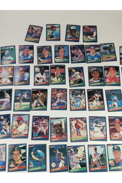 Σετ  49 Συλλεκτικές Κάρτες Baseball Donruss 1986 Μεταχειρισμένες