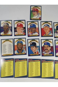 Σετ  22 Συλλεκτικές Κάρτες Baseball Donruss 1986 Μεταχειρισμένες