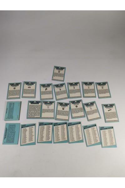 Set of 22 Donruss 1986 Baseball Trading Cards Used