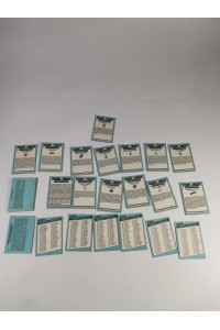 Set of 22 Donruss 1986 Baseball Trading Cards Used
