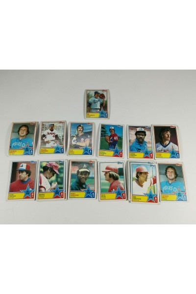 Set of 13 Topps All-Star 1983 Baseball Trading Cards