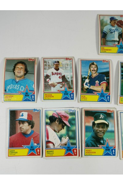Σετ 13 Συλλεκτικές Κάρτες Baseball Topps All-Star 1983