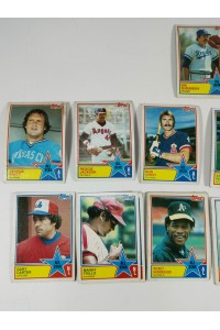 Σετ 13 Συλλεκτικές Κάρτες Baseball Topps All-Star 1983