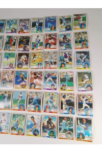54 Κάρτες Baseball Topps 1982