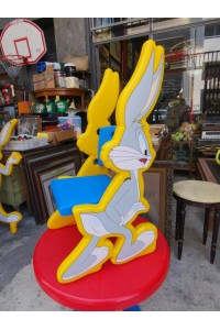 Συλλεκτικό Bugs Bunny Παιδικό Σετ Τραπέζι & Καρέκλα FEBER 1993