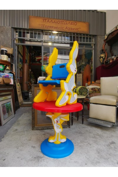 Συλλεκτικό Bugs Bunny Παιδικό Σετ Τραπέζι & Καρέκλα FEBER 1993
