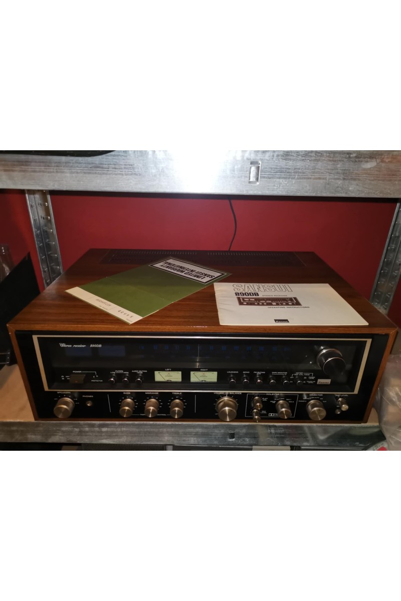 Sansui 890DB Vintage Stereo Receiver 1970s Dolby FM/AM