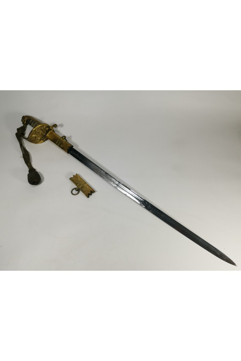 Greek Naval Officer's Sword 19th–20th Century Without Sheath