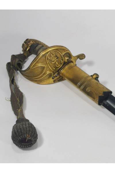 Greek Naval Officer's Sword 19th–20th Century Without Sheath
