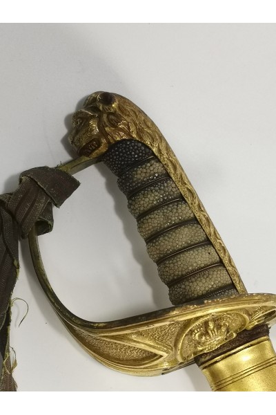 Greek Naval Officer's Sword 19th–20th Century Without Sheath