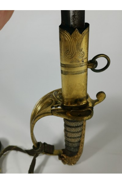 Greek Naval Officer's Sword 19th–20th Century Without Sheath