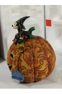 Disney Traditions Jim Shore “A Spellbinding Halloween” Minnie Mouse with Pumpkin & Figaro