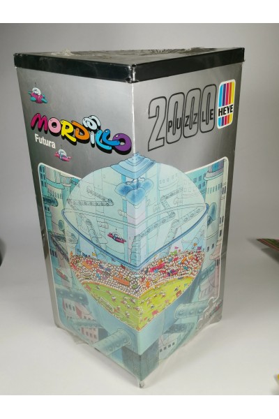 Mordillo Futura Heye Soccer Puzzle 2000 Pieces Soccer Football Puzzle & Poster New Sealed 1988