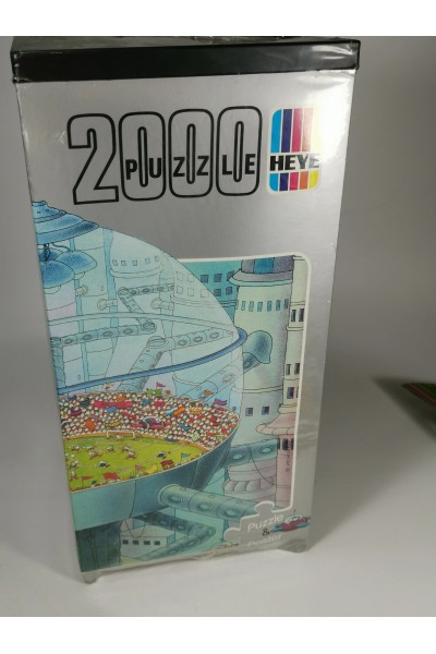 Mordillo Futura Heye Soccer Puzzle 2000 Pieces Soccer Football Puzzle & Poster New Sealed 1988