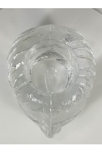 Kosta Boda Art Glass Head Sculpture Paperweight Tealight Holder Votive Candle Holder