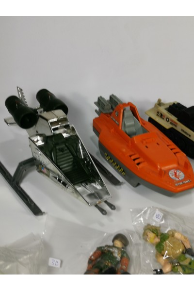 G.I. Joe Vintage Lot – 25 Φιγούρες & 5 Οχήματα Hasbro (80s–90s) – Ελλιπές / Για Επισκευή
