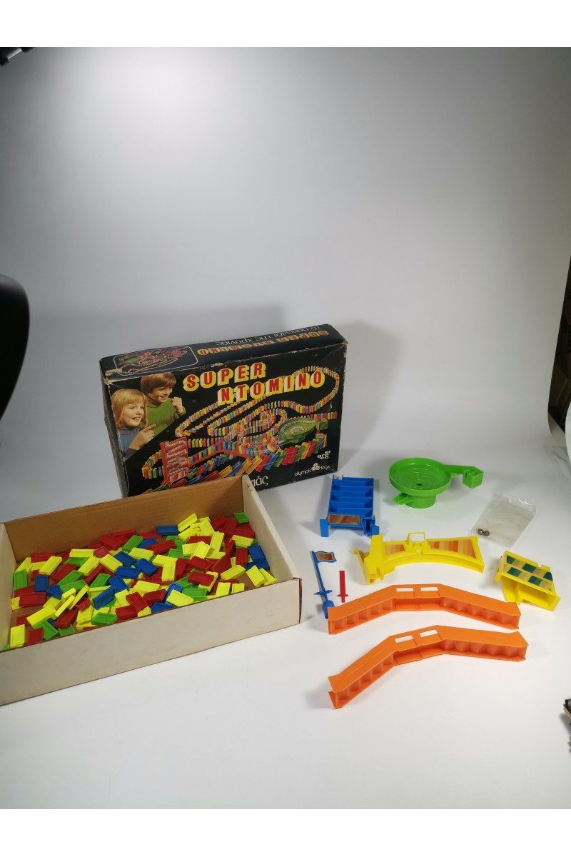 SUPER ΝΤΟΜΙΝΟ by El-Greco Greek Vintage Board Game