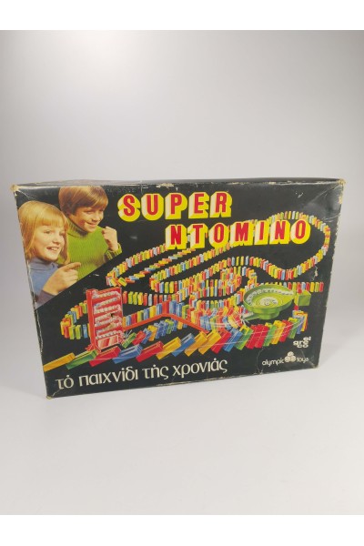 SUPER ΝΤΟΜΙΝΟ El-Greco Vintage Επιτραπέζιο Παιχνίδι 80s
