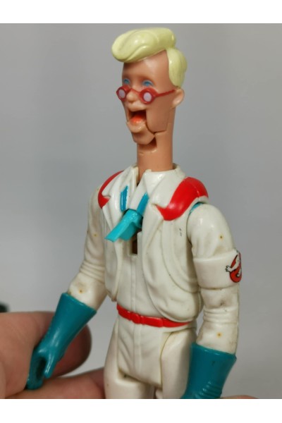 80s Collectible Lot Ghostbusters by Kenner Action Figure Egon Spengler & Vehicle Ecto-3