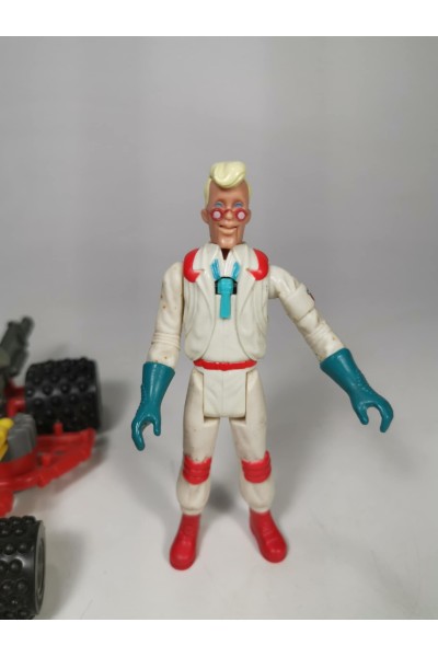 80s Συλλεκτικό Lot Ghostbusters της Kenner Φιγούρα Egon Spengler & Όχημα Ecto-3