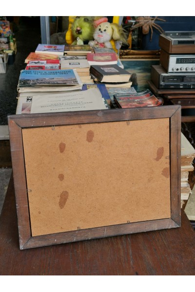 Vintage Mirror Marilyn Monroe with Wooden Frame