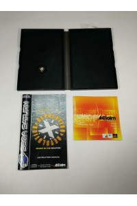 Revolution X Sega Saturn PAL ONLY CASE + Manual WITHOUT GAME