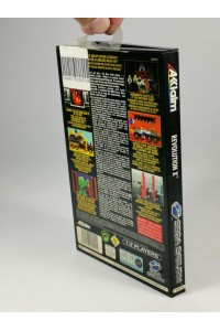 Revolution X Sega Saturn PAL Μόνο θήκη + Manual Χωρίς το Παιχνίδι