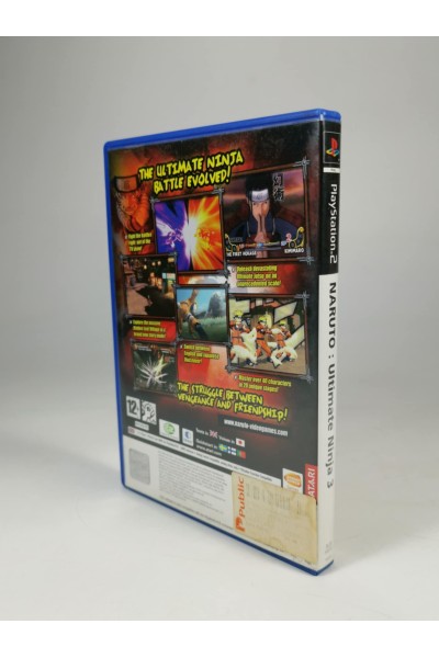 Naruto Ultimate Ninja 3 PS2 PAL Without Manual