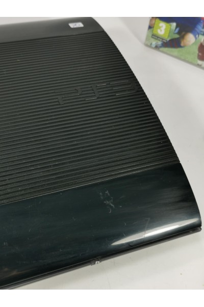 PlayStation 3 Slim με 2 Χειριστήρια + PES 2010 + Όλα τα Καλώδια (Μεταχειρισμένο)