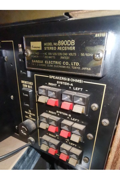 Sansui 890DB Vintage Stereo Receiver 1970s Dolby FM/AM