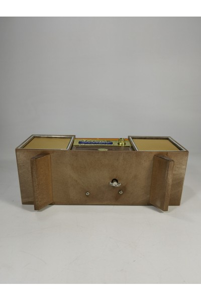 Musical Hi-Fi Stereo Record Player Turntable Jewelry Music Box Vintage Made in Hong Kong