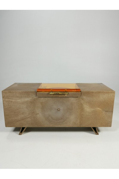 Musical Hi-Fi Stereo Record Player Turntable Jewelry Music Box Vintage Made in Hong Kong