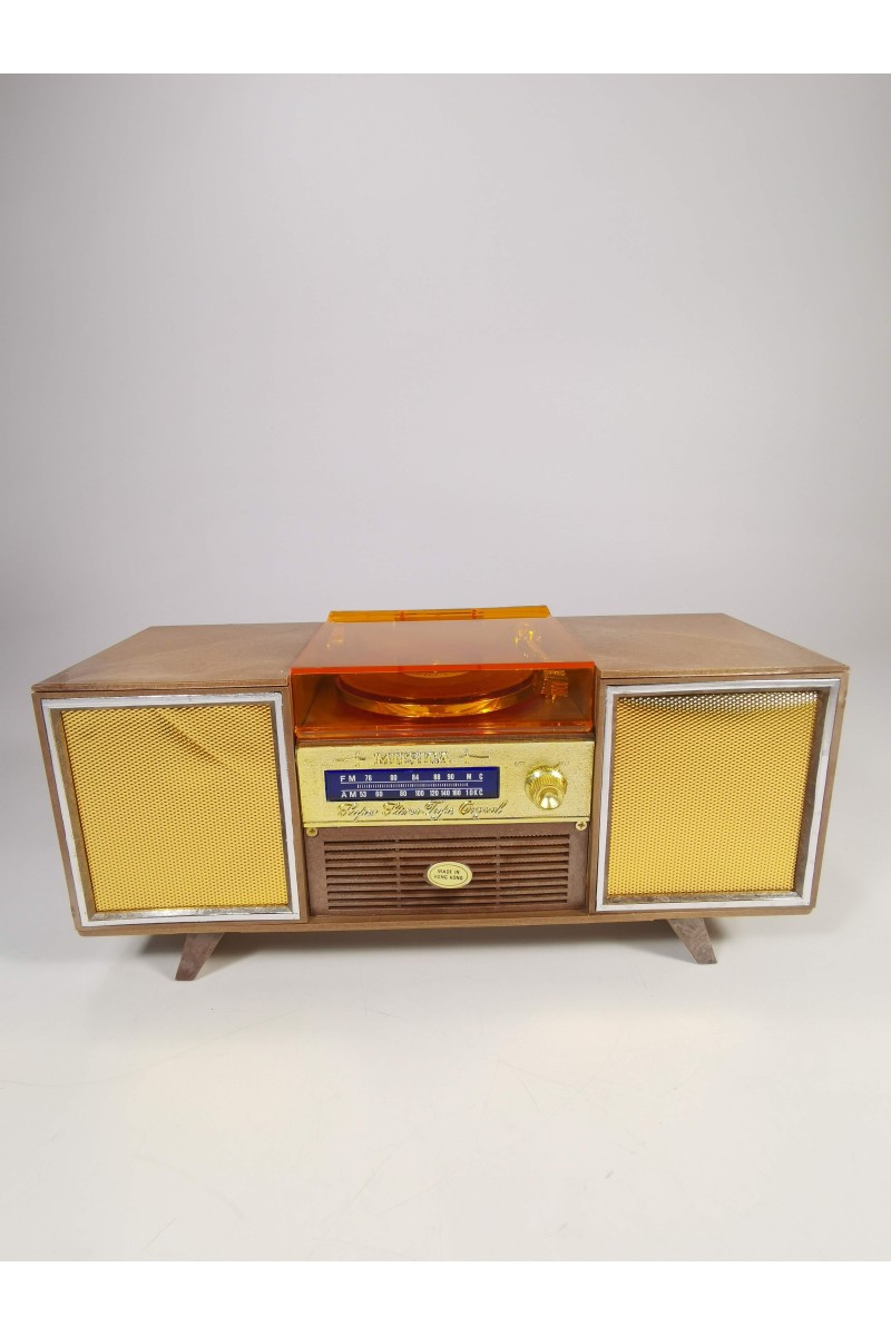 Vintage Μουσικό Κουτί  Hi-Fi Πικάπ Κοσμηματοθήκη Made in Hong Kong