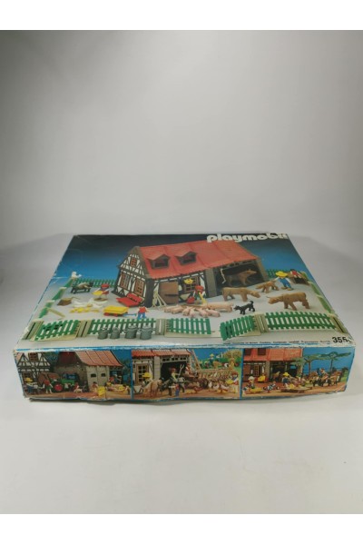 Playmobil Geobra Farm Set Large Farmhouse Playset 3556 ONLY THE EMPTY BOX