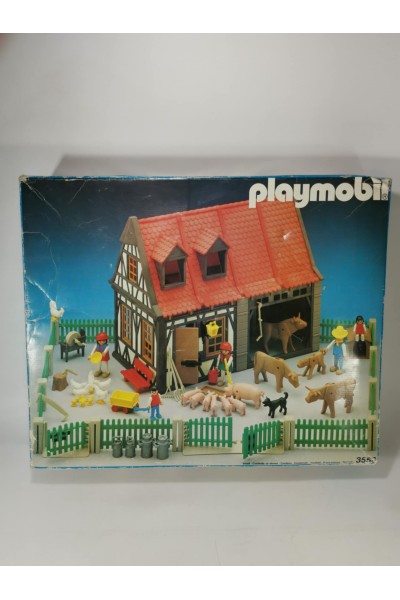 Playmobil Geobra Farm Set 3556 Μεγάλο Αγρόκτημα Φάρμα ΑΔΕΙΟ Κουτί με Φελιζολ