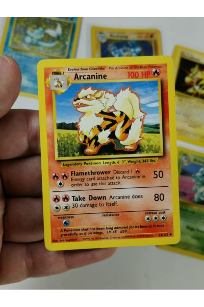 Κάρτες Pokemon Μεταχειρισμένες Vintage 1999 Holo & Rare Wizards of the Coast