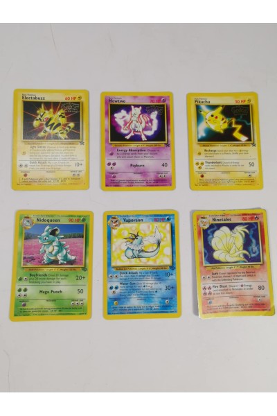 Pokemon Cards Used Vintage 1999 Holo & Rare Wizards of the Coast