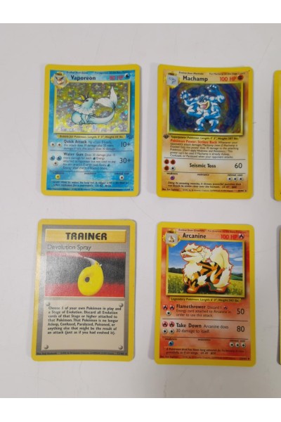 Κάρτες Pokemon Μεταχειρισμένες Vintage 1999 Holo & Rare Wizards of the Coast