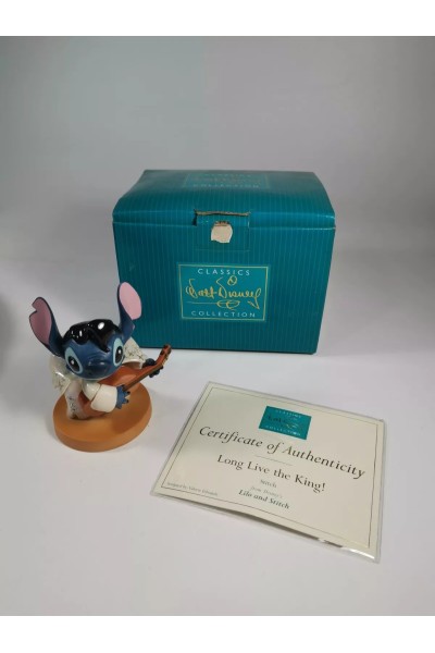WDCC Lilo and Stitch Ζητώ ο Βασιλάς Elvis! Πορσελάνινη Φιγούρα