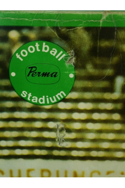 PERMA Football Stadium Vintage Επιτραπέζιο Παιχνίδι Ποδοσφαιράκι με Ελατήρια Made in Greece