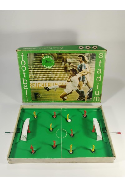 PERMA Football Stadium Vintage Επιτραπέζιο Παιχνίδι Ποδοσφαιράκι με Ελατήρια Made in Greece