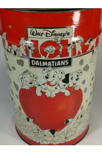 Disney 101 Dalmatians Vintage Metal Storage Stool Made in Italy