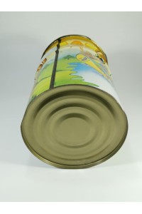Nesquik Vintage Advertising Metal Storage Stool
