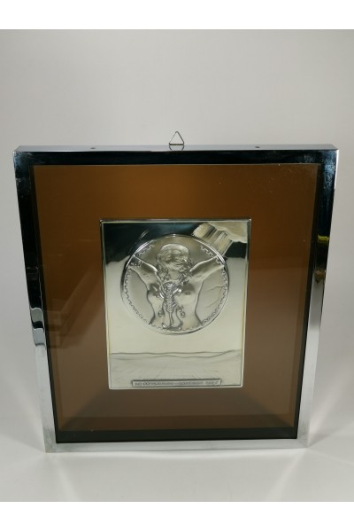 Salvador Dalí La Fecundidad Sterling Silver Relief Plaque 2202/6800 with CΟΑ
