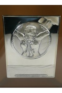 Salvador Dalí La Fecundidad Sterling Silver Relief Plaque 2202/6800 with CΟA