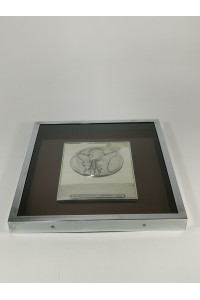 Salvador Dalí La Fecundidad Sterling Silver Relief Plaque 2202/6800 with CΟA