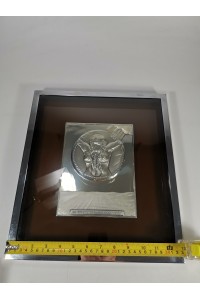 Salvador Dalí La Fecundidad Sterling Silver Relief Plaque 2202/6800 with CΟA