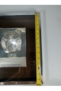 Salvador Dalí La Fecundidad Sterling Silver Relief Plaque 2202/6800 with CΟA