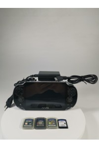 Sony PS Vita PCH-1004 OLED + 4 Games + 8 GB Memory Card + After Market Charger